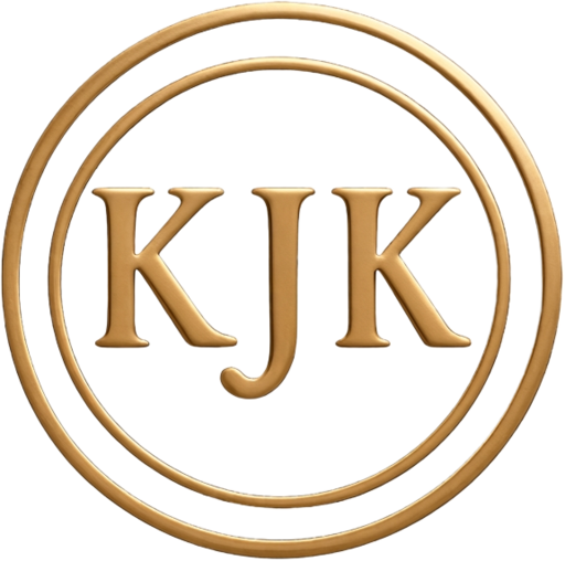 Karishma J Kori monogram logo